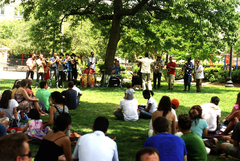 Washington : Concert à Kalorama Park